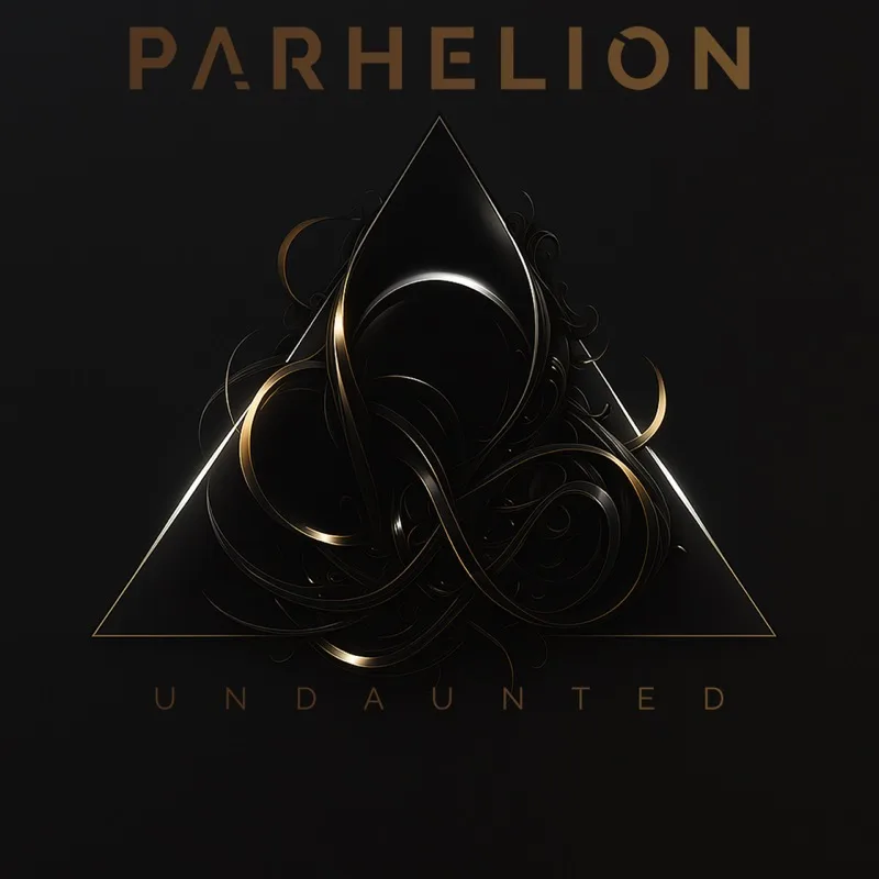 Undaunted cover art, the Parhelion emblem in gold on black